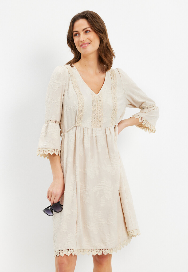 IN FRONT FIONA DRESS 15706 190 (Nature 190, M)