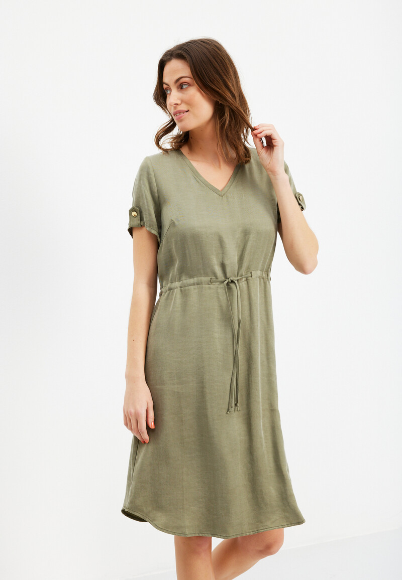 IN FRONT SMILLA DRESS 15725 681 (Army 681, M)