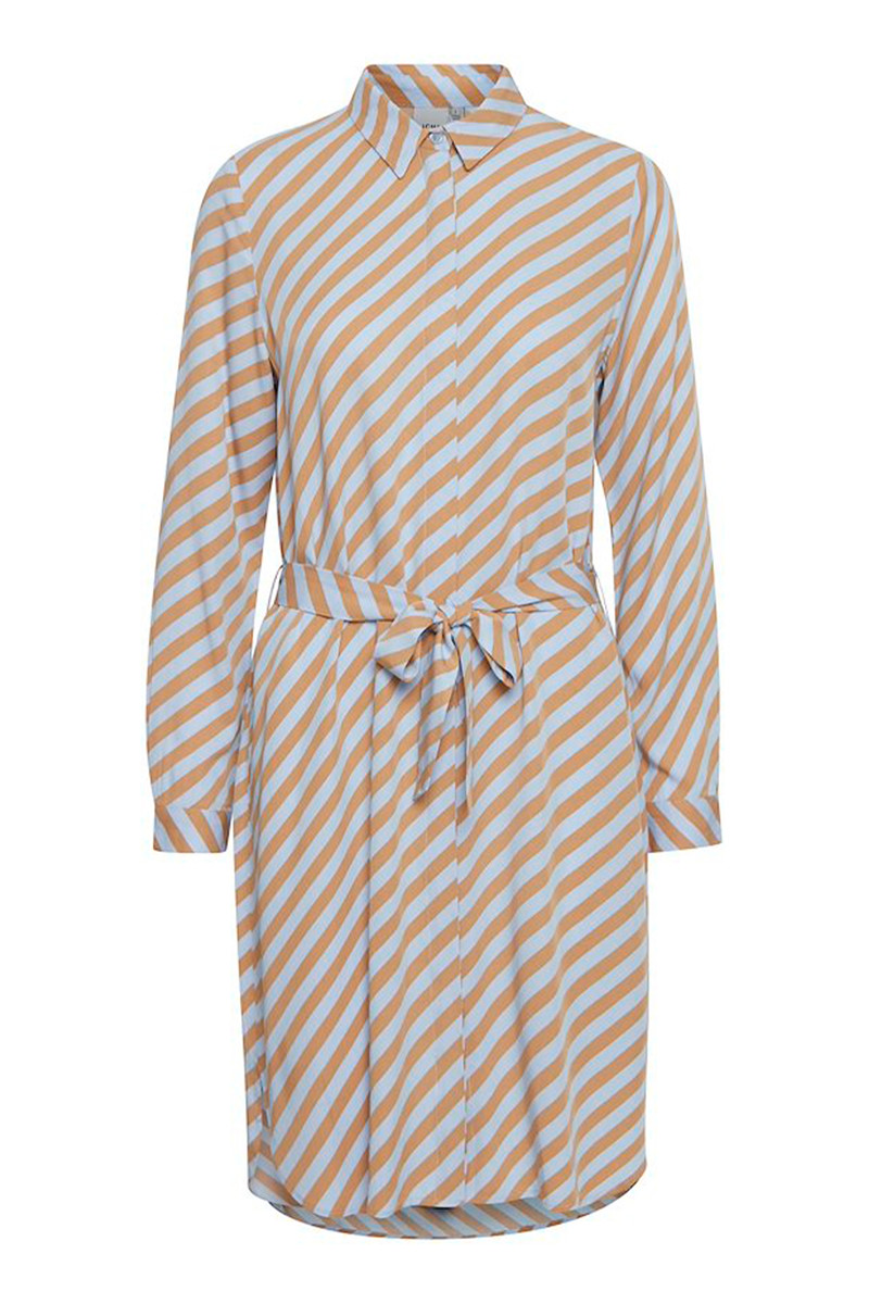 ICHI MARA DRESS 20114257 144155 (Cashmere Blue, L)