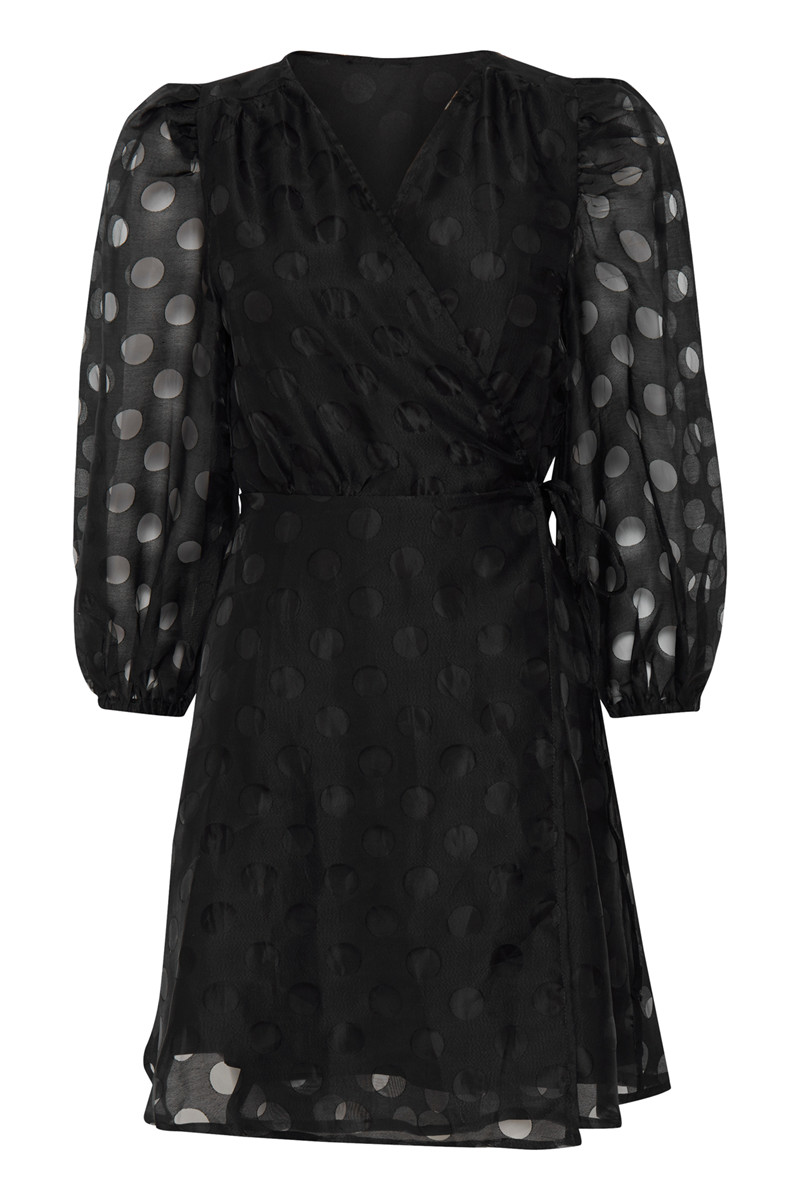 ICHI IXSAZZY DRESS 20114780 194008 (Black, 34)