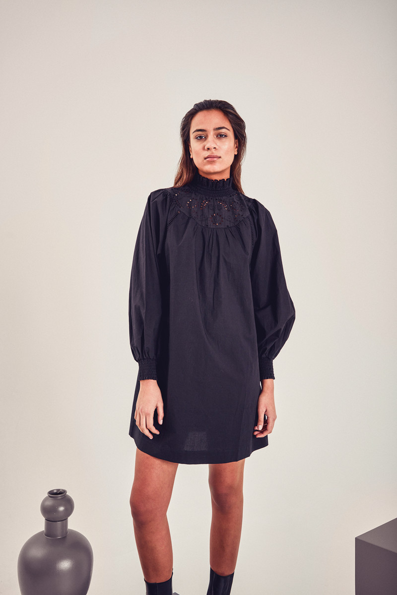 ICHI IHYULA DRESS 20115159 194008 (Black, 34)