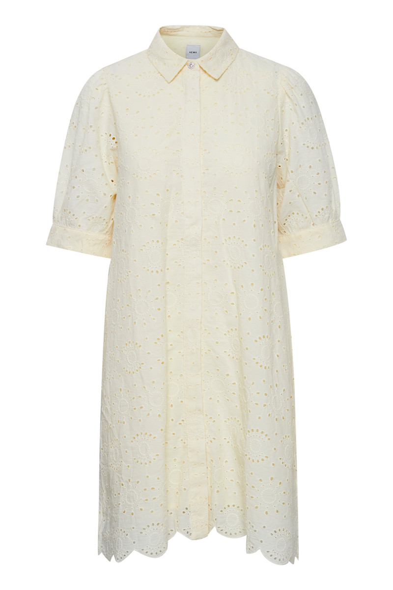 ICHI IHFAUSTA DRESS 20116111 120815 (Vanilla Custard, 38)