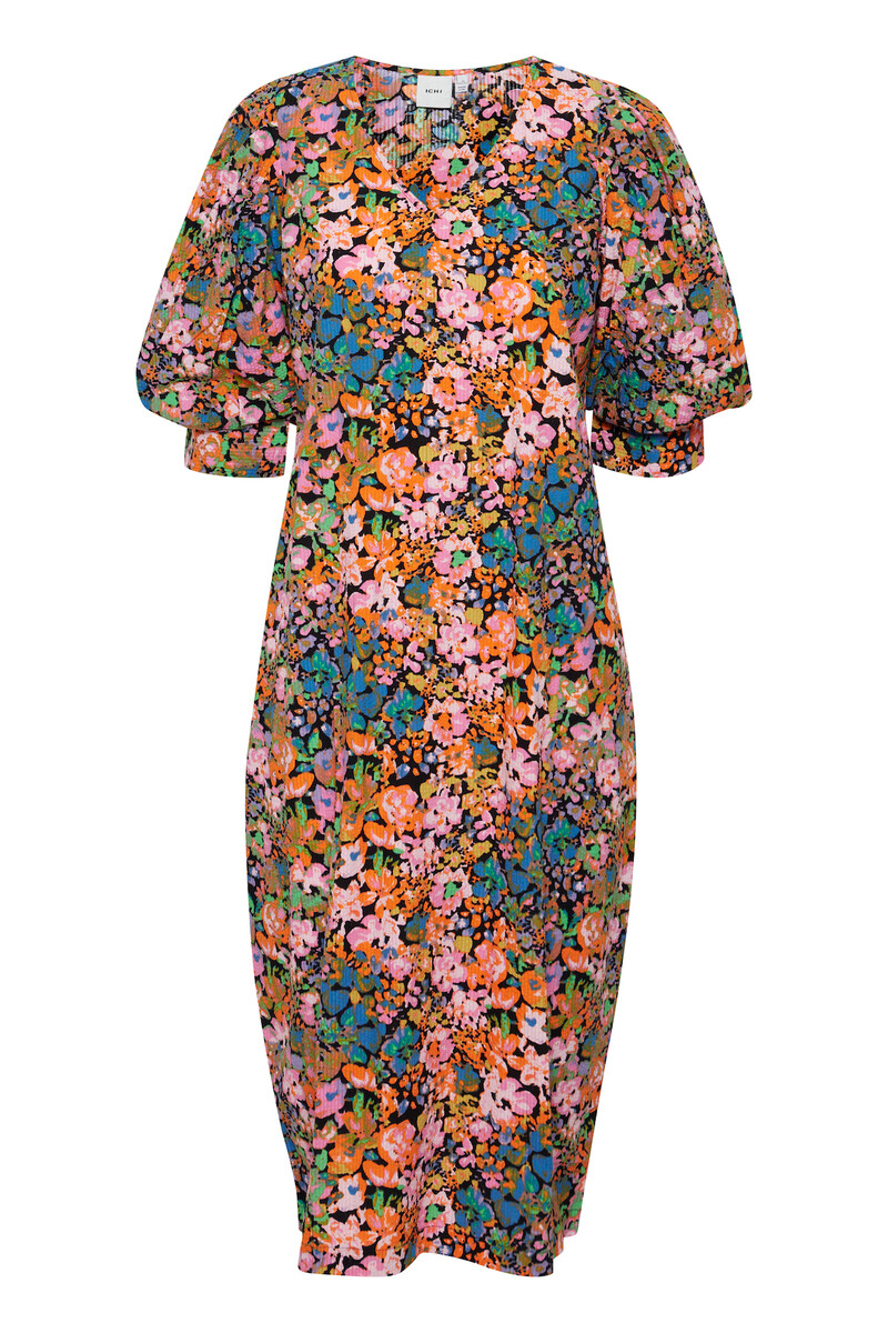 ICHI IHJINDY DRESS 20116734 201341 (Pink Multi Flower, 40)