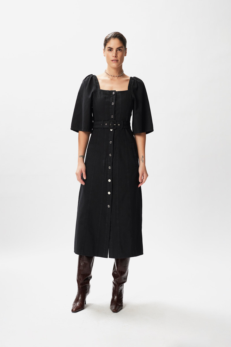 GESTUZ MALIA DRESS 10905585 110601 (Black, 36)