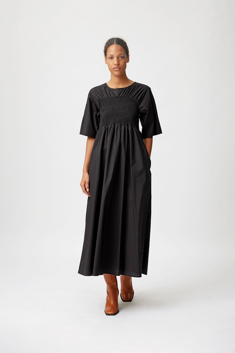GESTUZ KALOTTAGZ LONG DRESS 10906031 100017 (Black, 34)
