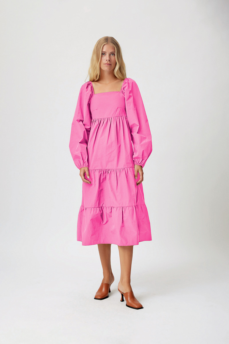 GESTUZ BERNADETTEGZ SMOCK DRESS 10906079 172627 (Phlox Pink, 42)