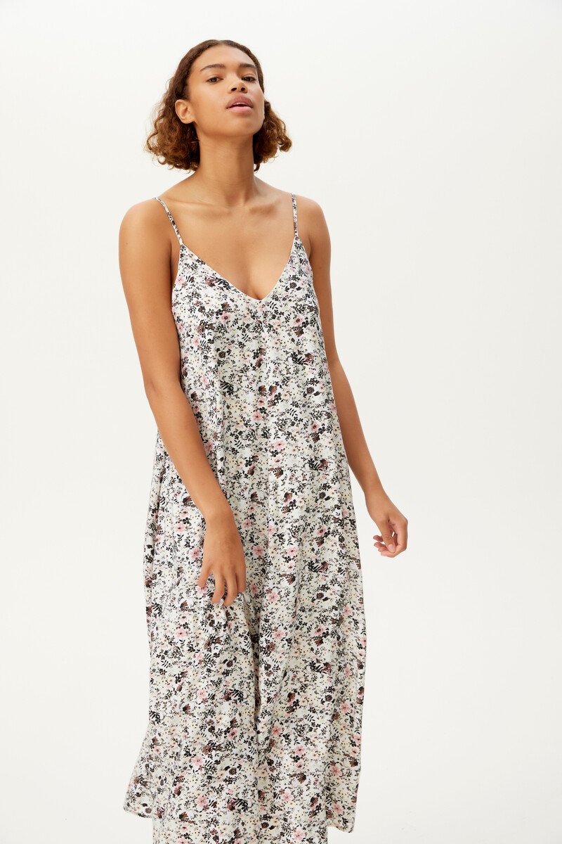 GESTUZ JOSYGZ STRAP DRESS 10906208 102847 (Pink Flower Draft, 36)