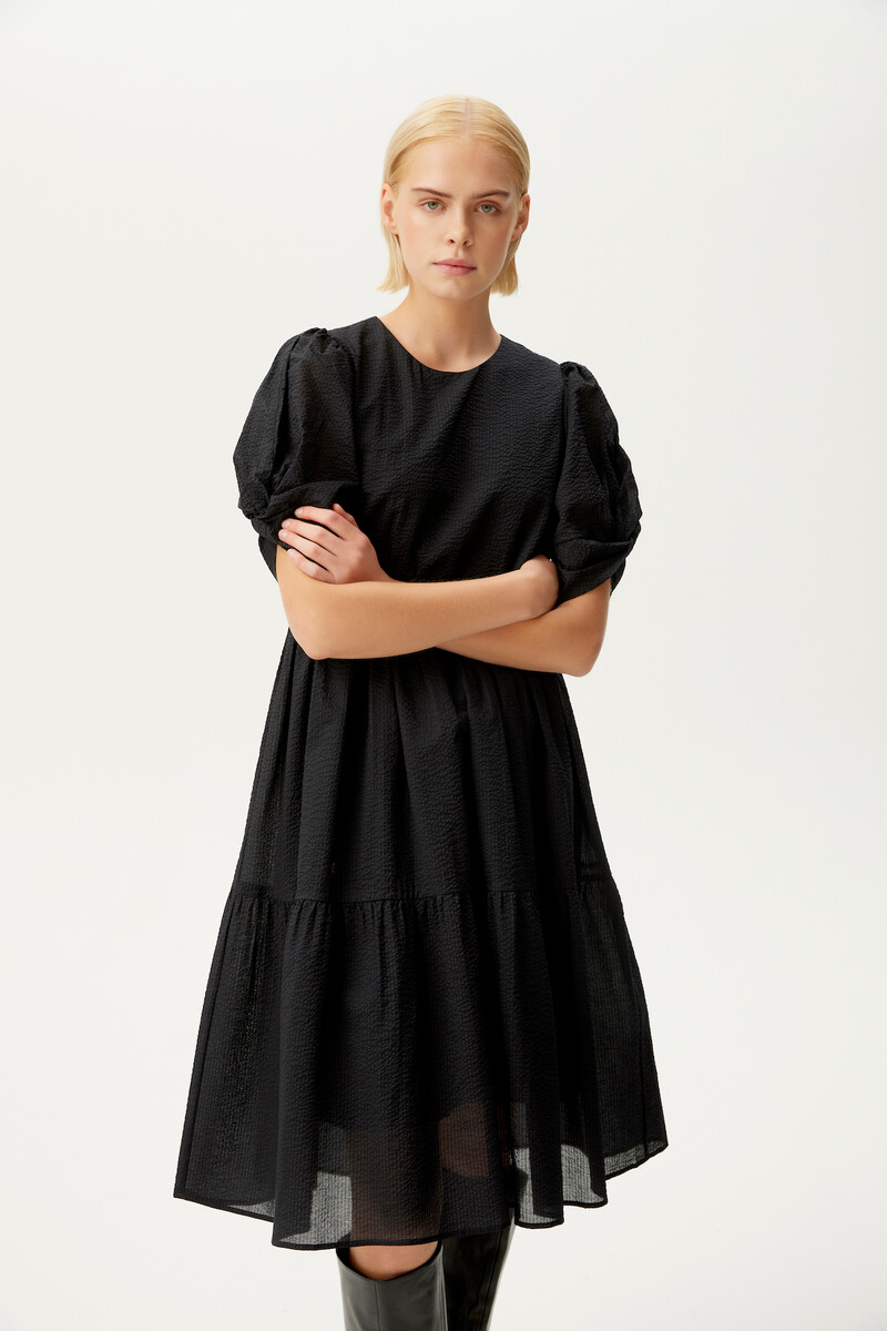 GESTUZ NYKAGZ DRESS 10906172 100017 (Black, 42)