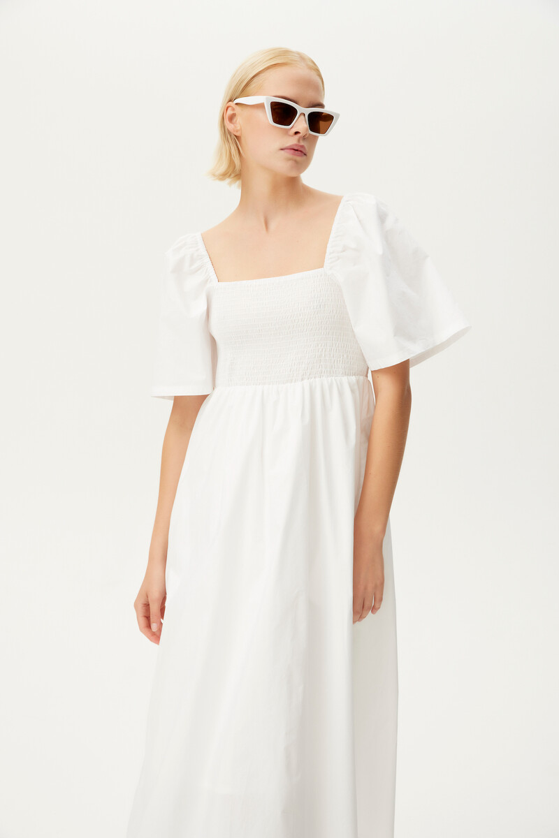 GESTUZ JOSHAGZ DRESS 10906252 110601 (Bright White, 38)