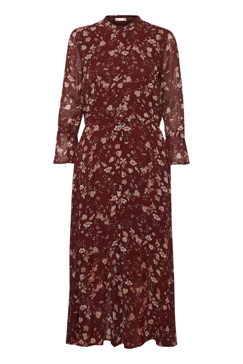 InWear TRILBYIW DRESS 30104561 (Russet Brown Floral 11541, 42)
