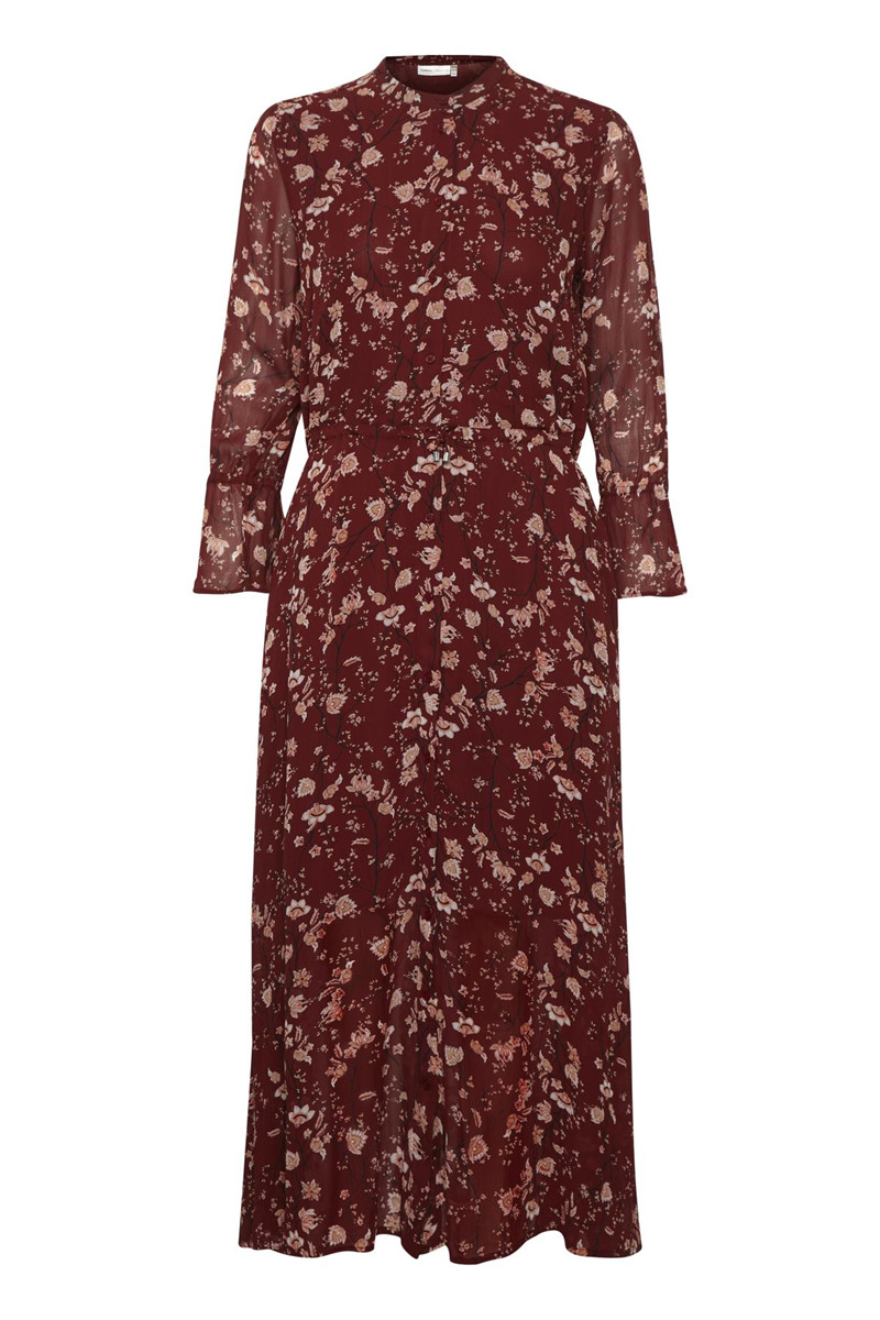 InWear TRILBYIW DRESS 30104561 (Russet Brown Floral 11541, 40)