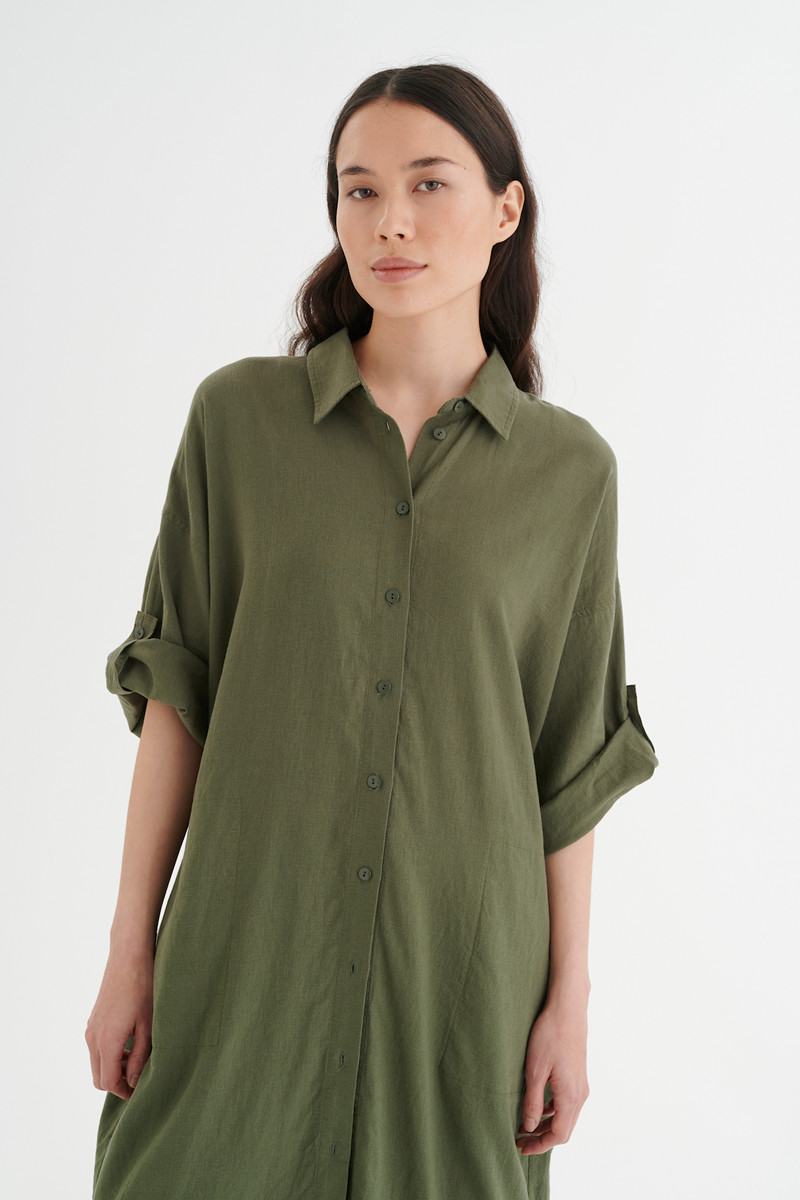 INWEAR DRIZALIW DRESS 30106326 190312 (Beetle Green, 34)