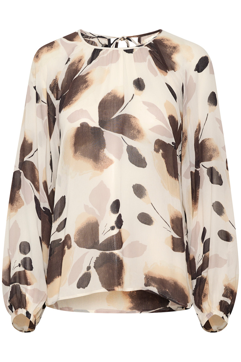 INWEAR MAREEIW BLOUSE 30107062 301160 (Truffle Happy Flower, 36)