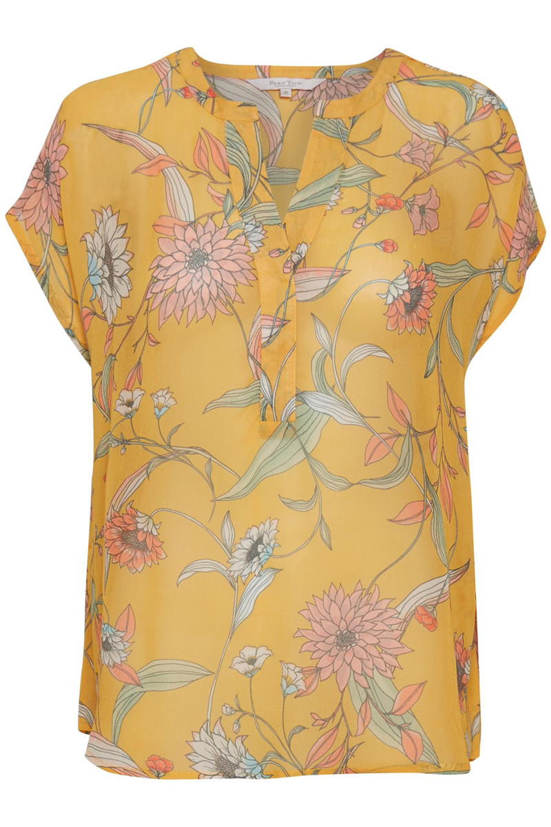 PART TWO HELENA BLOUSE 30304250 (Artwork Medium Yellow 31915, 38)