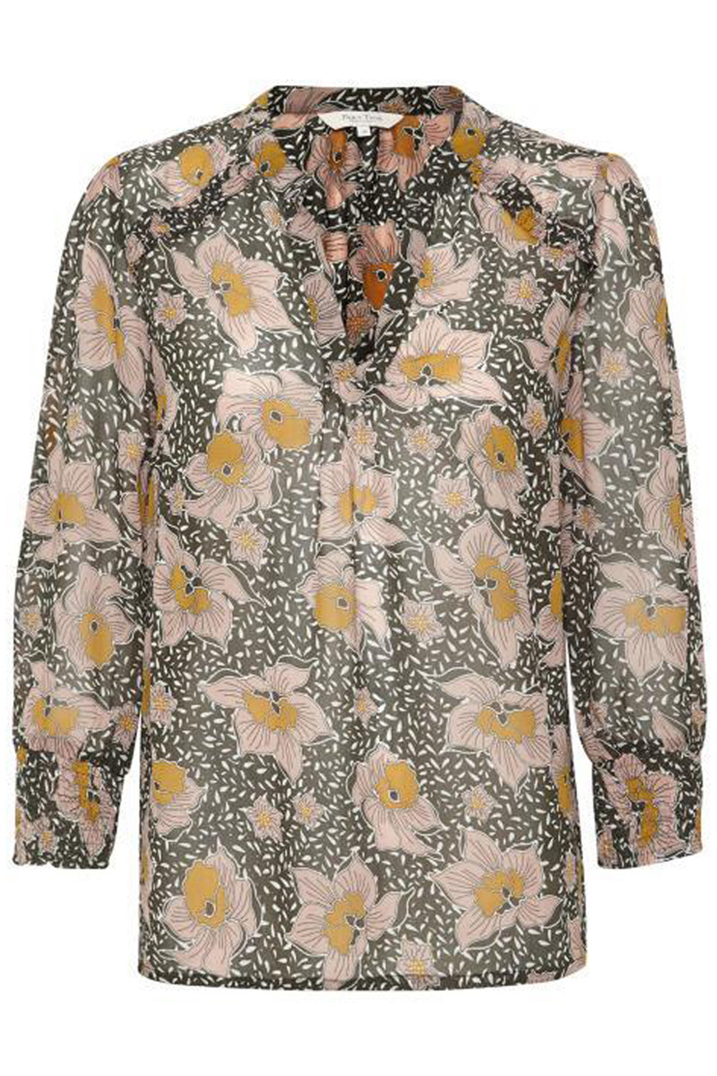 PART TWO TAMARA BLOUSE 30304585 (Artwork Medium Green 31906, 34)