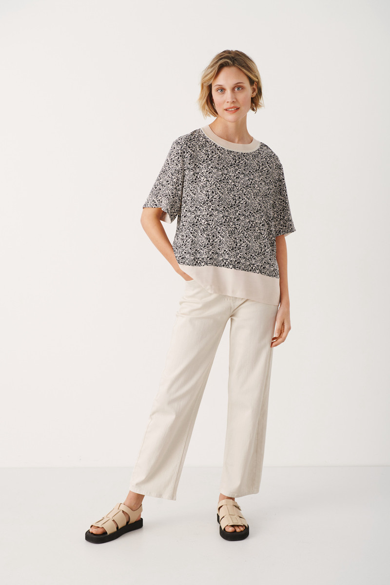 PART TWO NADENAEPW BLOUSE 30306673 301190 (Black Mini Print, 40)