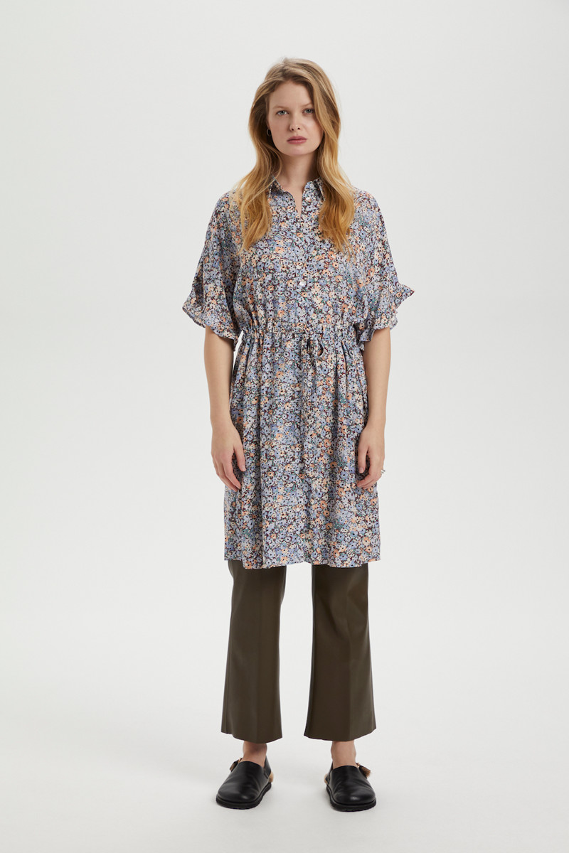 SOAKED IN LUXURY SLSAPHIRA DRESS 30404715 301228 (Purple Impression, S)