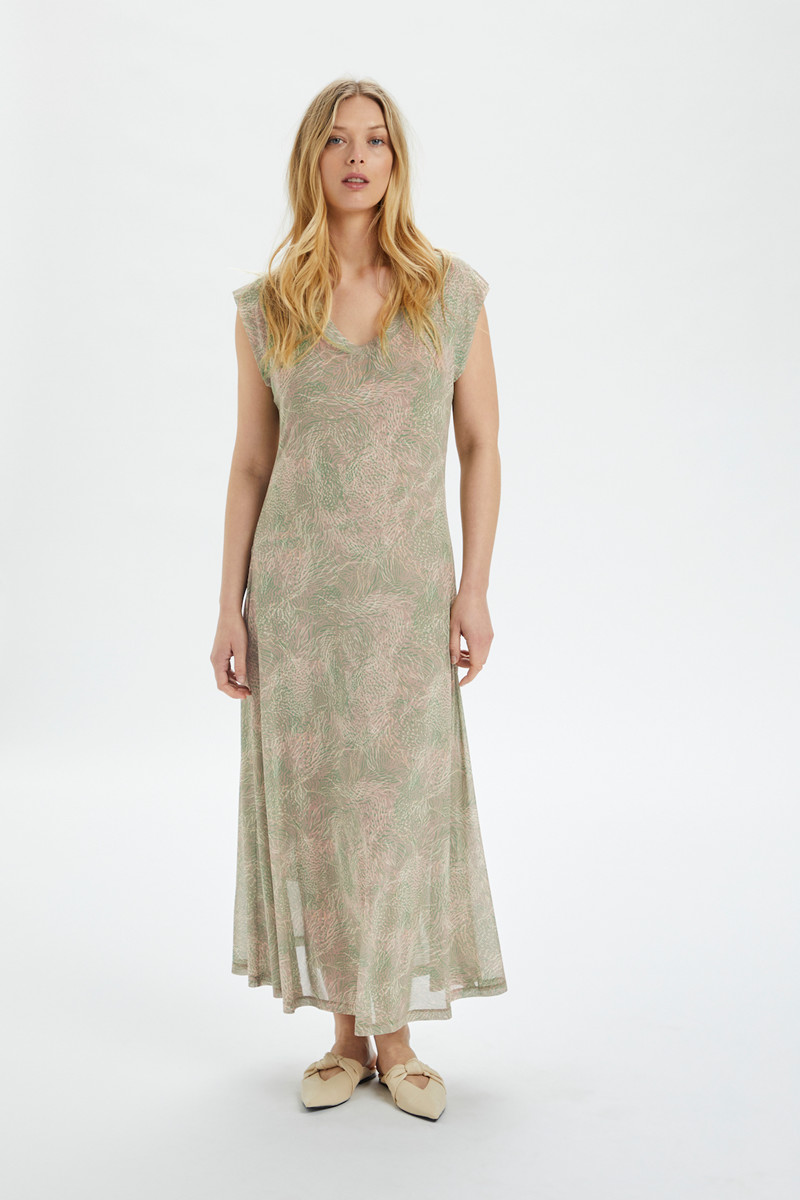 SOAKED IN LUXURY SLIRENE DRESS 30406039 301325 (Stone Green Sea, M)
