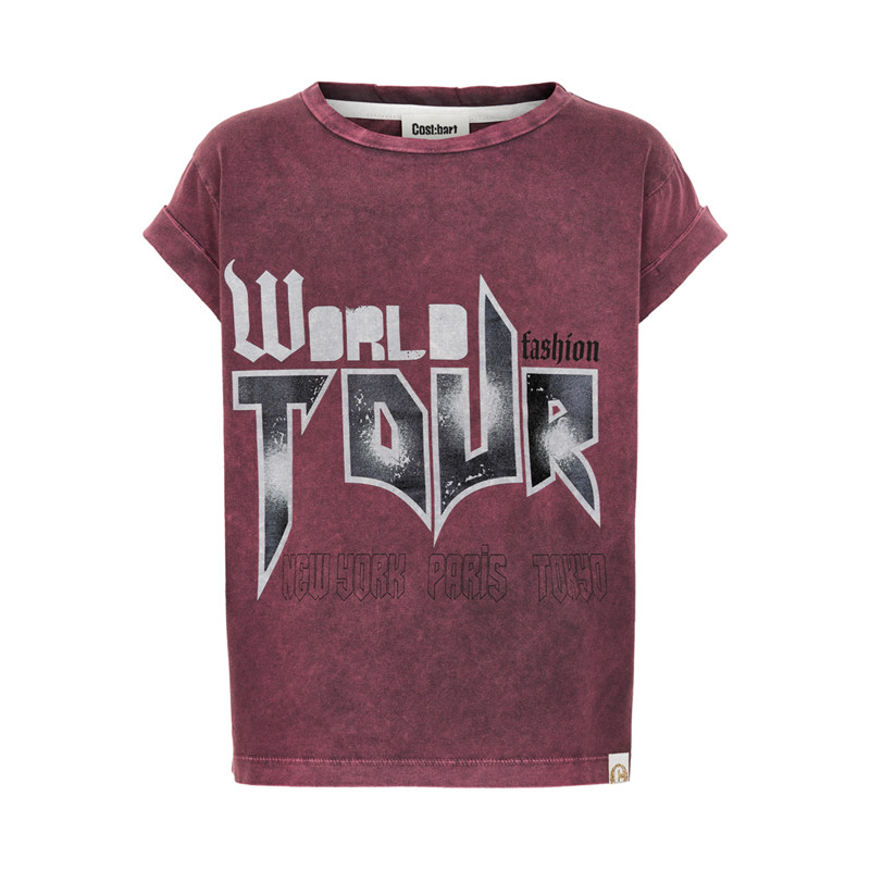 Cost:Bart Vox T-shirt V, Farve: Violet, Størrelse: XS, Dame