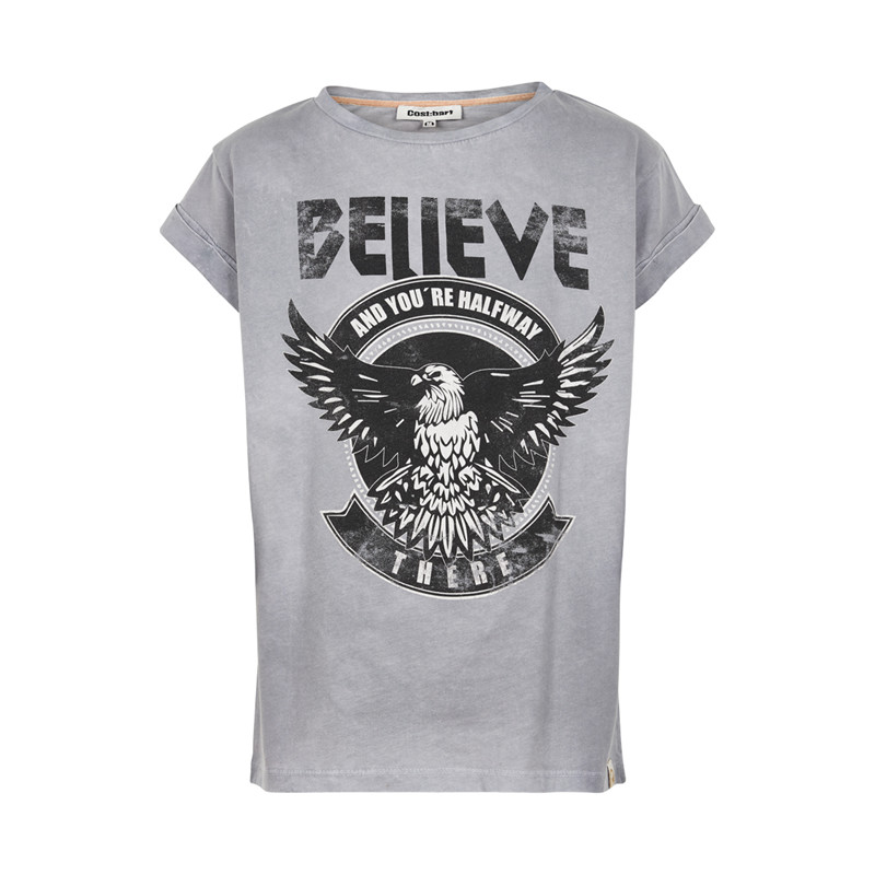 Cost:Bart Alba T-shirt, Farve: Grå, Størrelse: XS, Dame