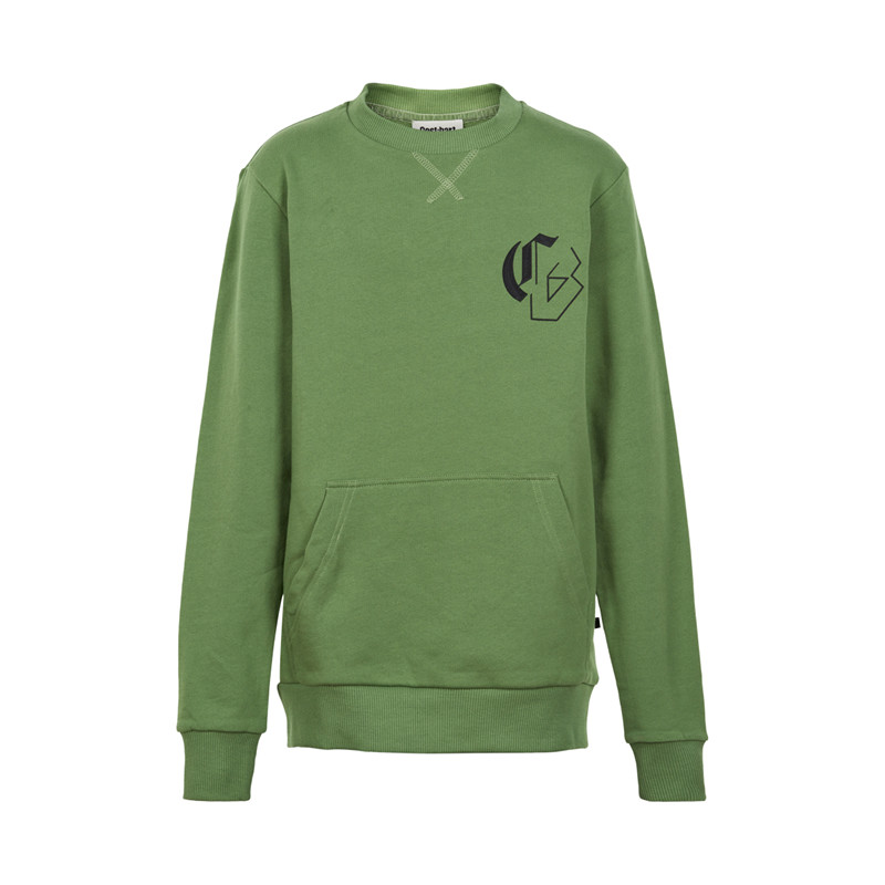 Cost:Bart Abbot Sweatshirt, Farve: Grøn, Størrelse: XS, Dame