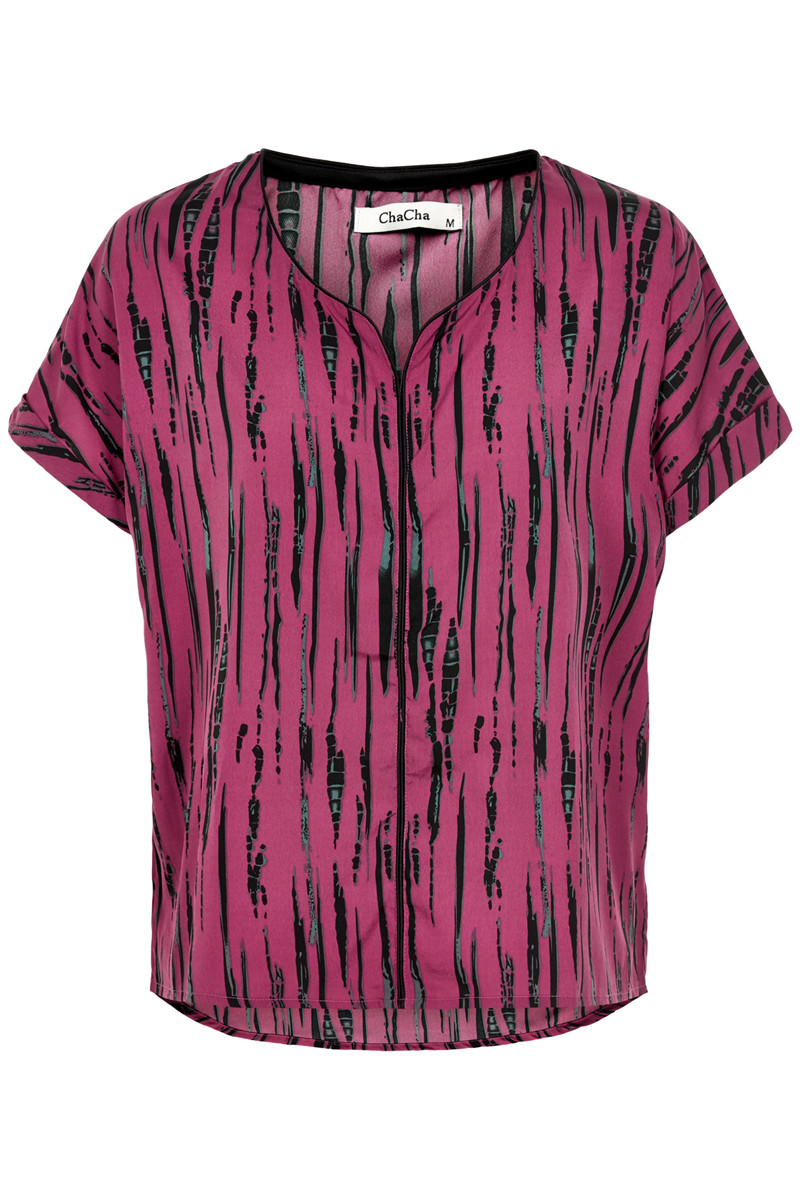 CHA CHA BLOUSE E13595C L (Lilla., S)