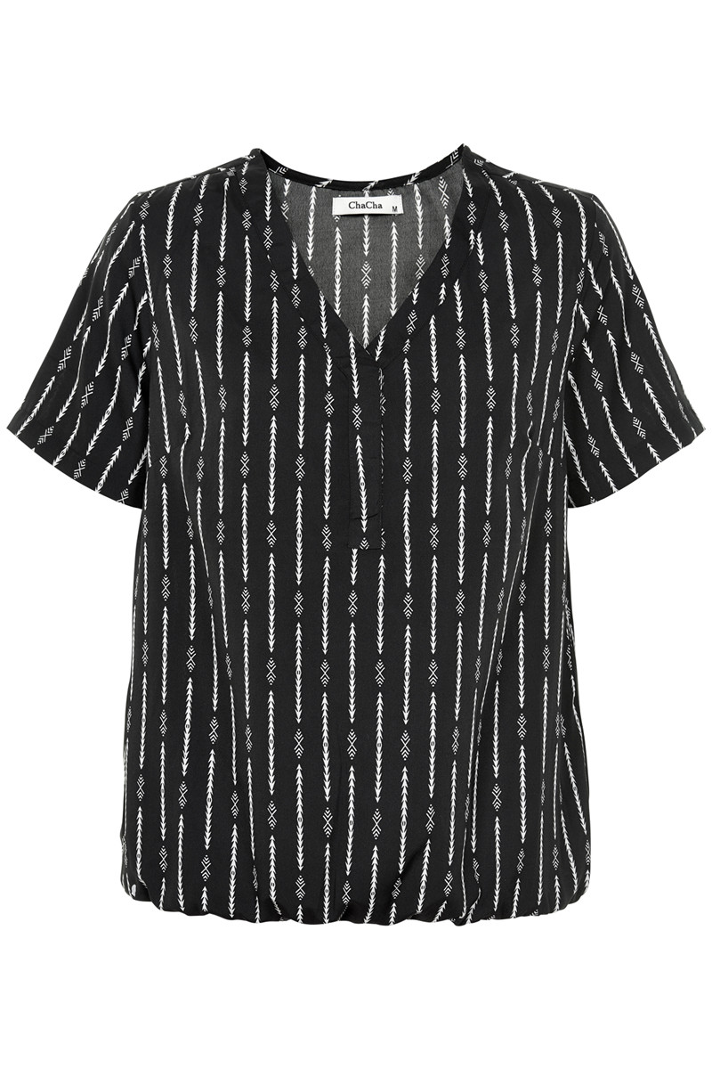 CHA CHA BLOUSE E13984C S (Sort., M)