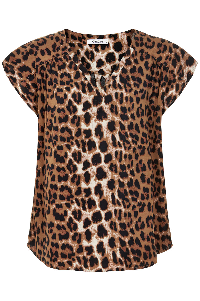 Cha Cha Bluse Hc, Farve: Brun, Størrelse: M, Dame