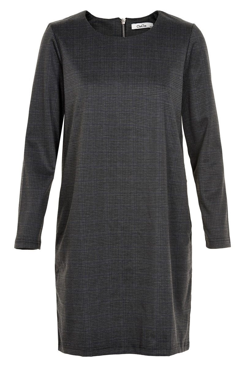 CHA CHA DRESS OAK14360C G (Grå., M)