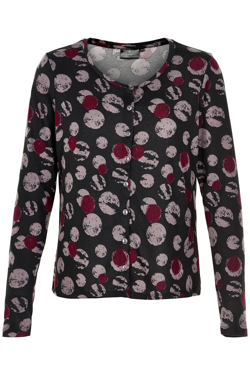 Anyway Cardigan Hany M, Farve: Sort, Størrelse: S, Dame