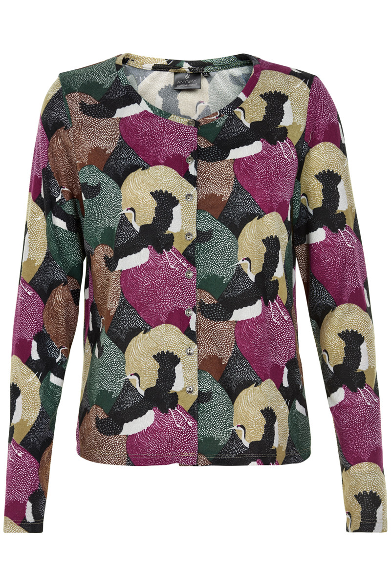 Anyway Cardigan Hany L, Farve: Multicolor, Størrelse: S, Dame