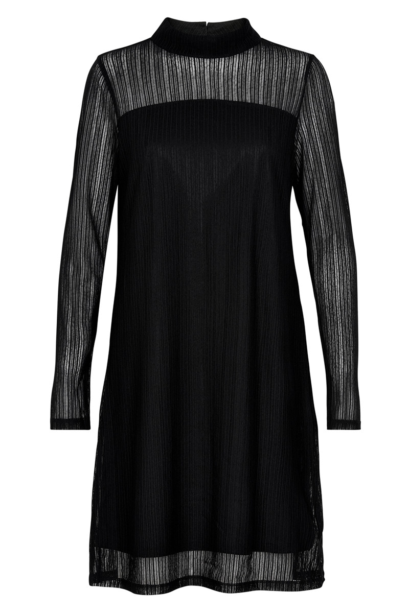 CHA CHA MESH DRESS H14513C  (Sort., S)