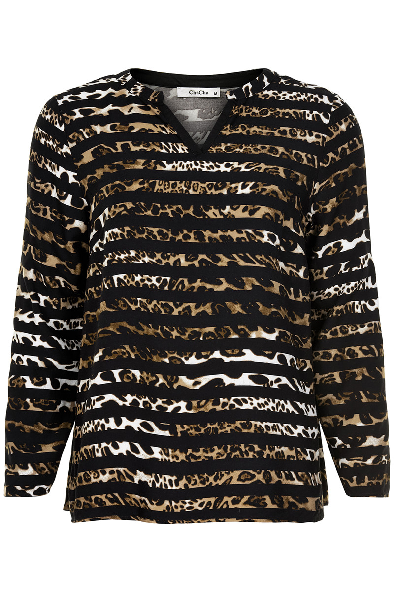 CHA CHA BLOUSE H14614C S (Sort., M)