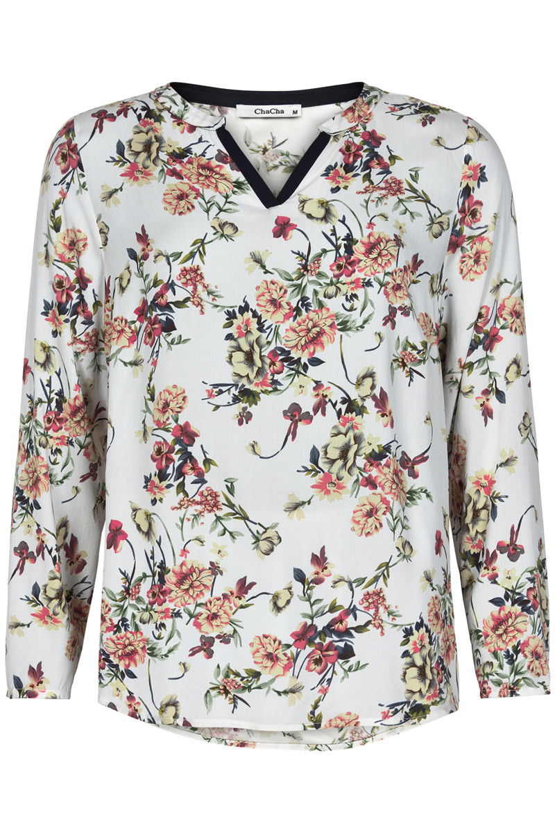 CHA CHA BLOUSE H14614C H (Hvid., M)