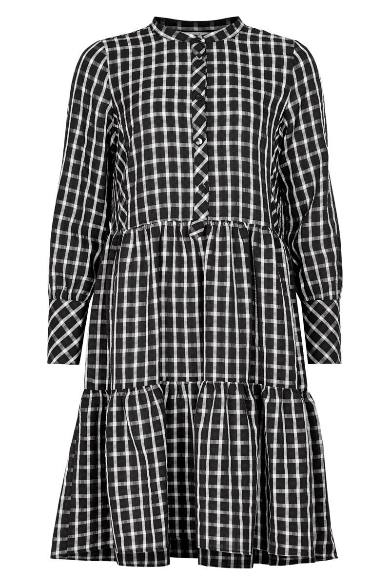 AND LESS ALPANE DRESS 5220823 0001 (Caviar Check, 36)