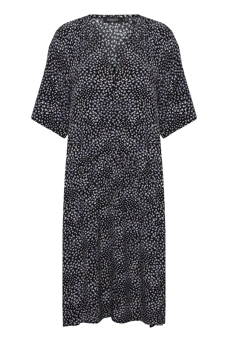 SOAKED IN LUXURY QARIN DRESS 30405523 300811 (Floral Simplicity, XS)