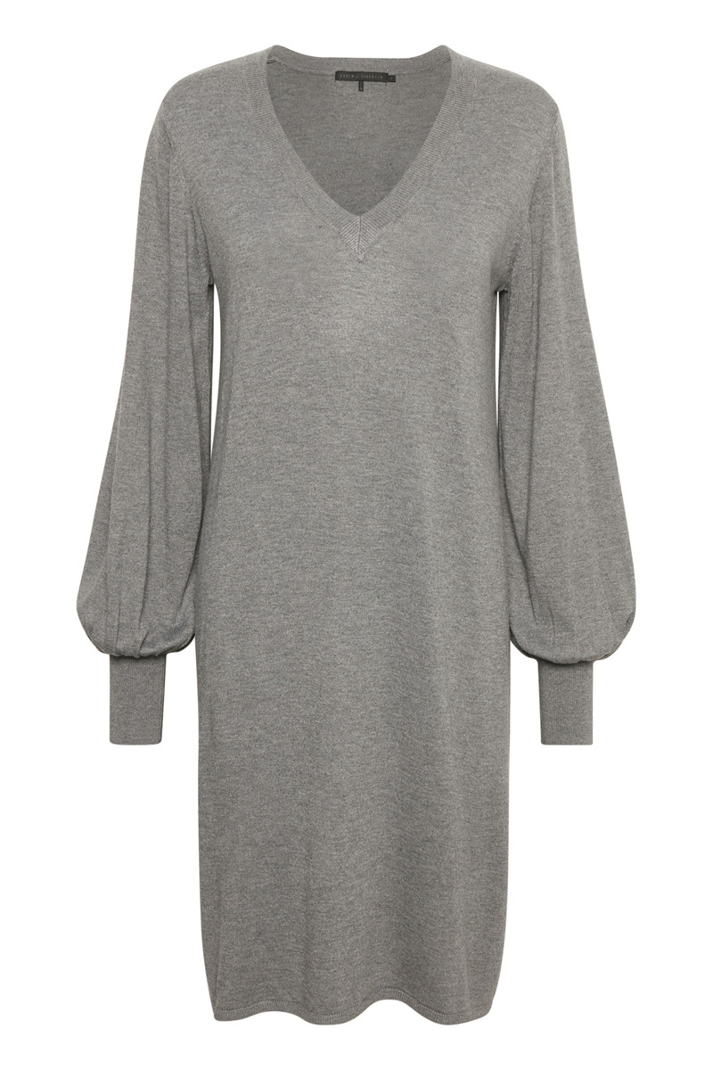 KAREN BY SIMONSEN DELIAKB KNIT DRESS 10103147 1441031 (Gray Violet Melange, XS)