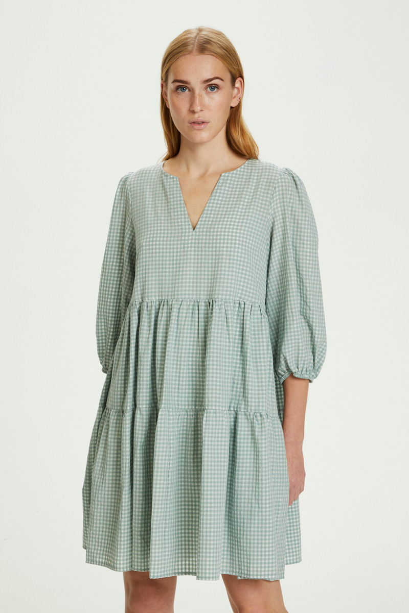 KAREN BY SIMONSEN HAMY DRESS 10103529 185410 (Silver Pine, 38)