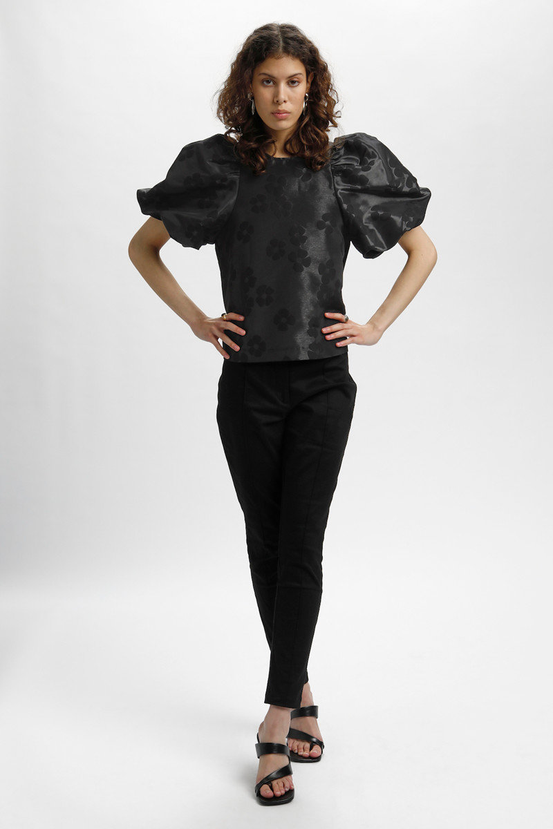 KAREN BY SIMONSEN JAMIEKB BLOUSE 10103660 194008 (Meteorite, 34)