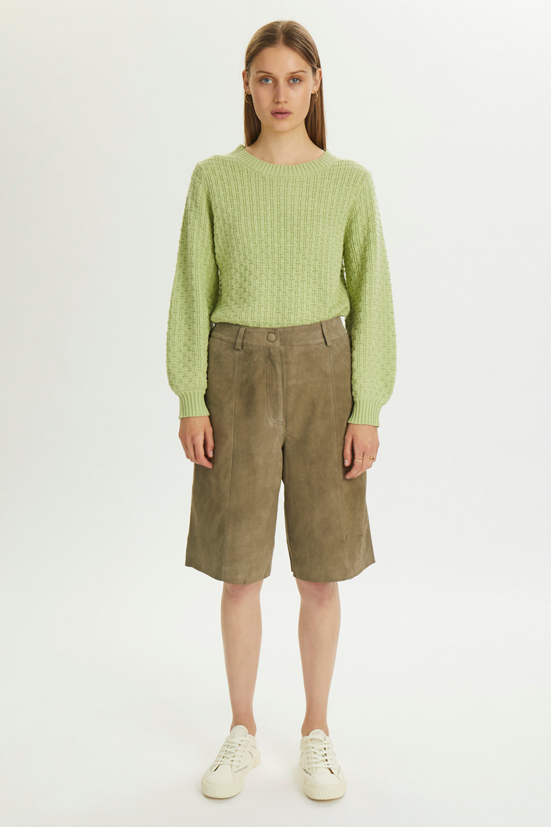 #3 - KAREN BY SIMONSEN BILLYKB KNIT PULLOVER 10103805 130317 (Lily Green, XL)