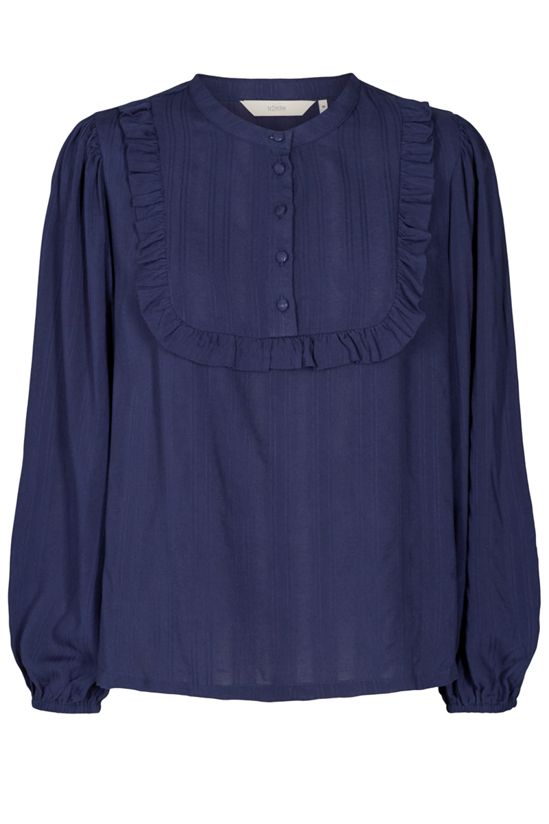 NÃMPH FLUSSY BLOUSE 700432 3038 (Dark Sapphire, 34)