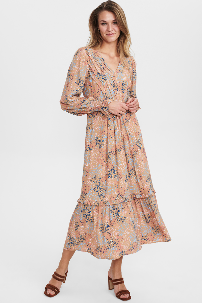 NÜMPH NUVILLE DRESS 701266 5516 (Tannin, 34)