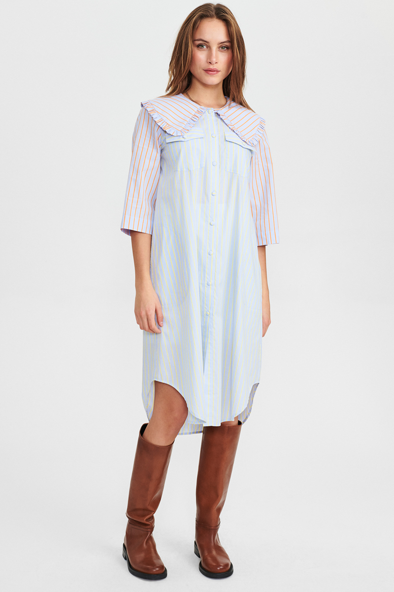 NÜMPH NUDORITTA DRESS 701640 3088 (Della Robbia Blue, 42)