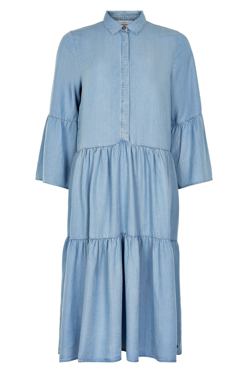 NÜMPH NUANNA DRESS 7220802 3010 (Light Blue Denim, 34)