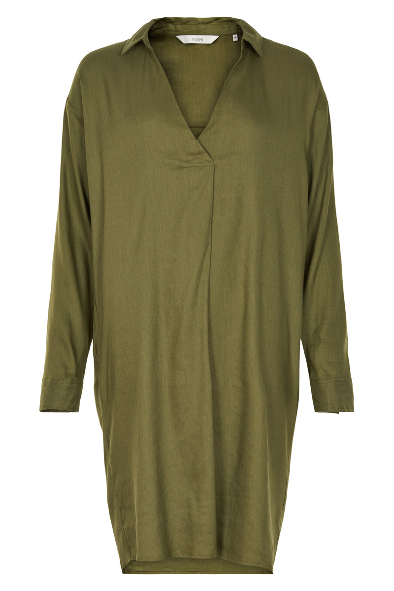 NÜMPH NUARIANELL DRESS 7220831 4047 (Military Olive, 34)