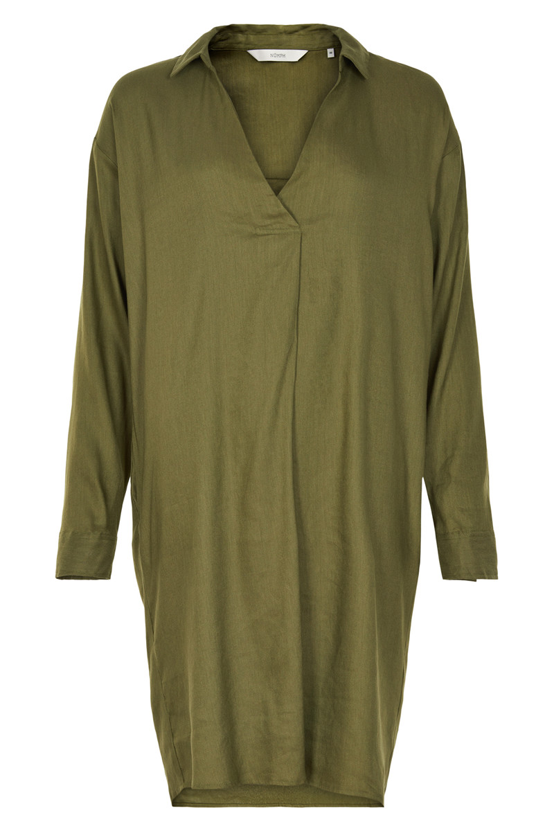 NÜMPH NUARIANELL DRESS 7220831 4047 (Military Olive, 36)