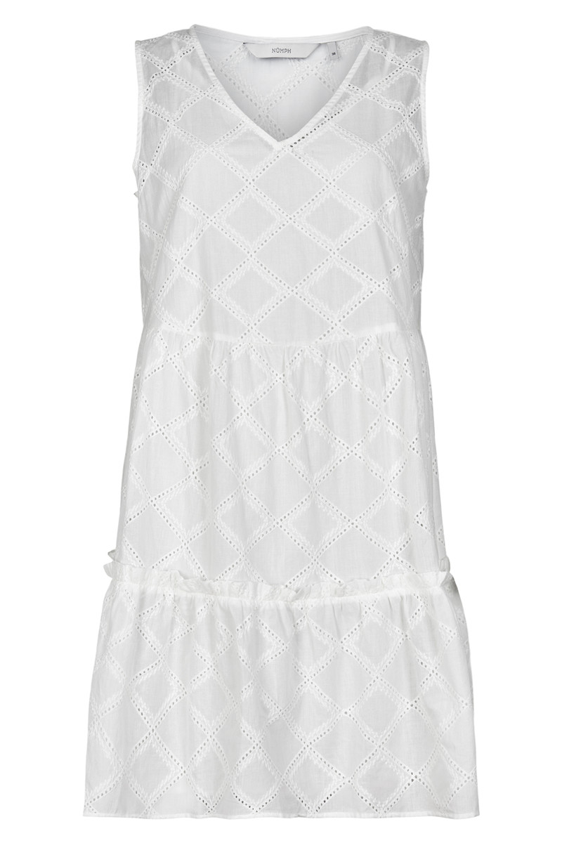 NÜMPH NUBETHAN DRESS 7220842 9000 (Bright White, 36)