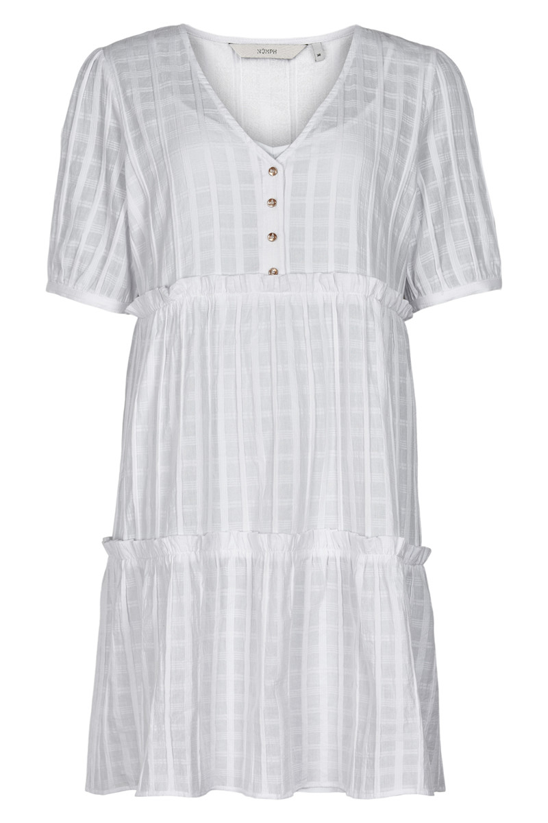 NÜMPH NUBATHSIRA DRESS 7320824 9000 (Bright White, 42)