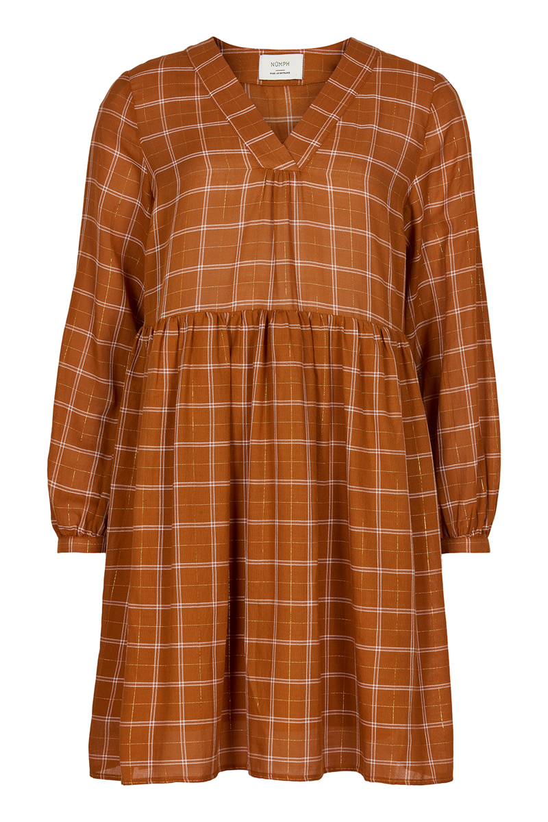 NÜMPH NUBETHESDA DRESS 7520809 5018 (Leather Brown, 40)