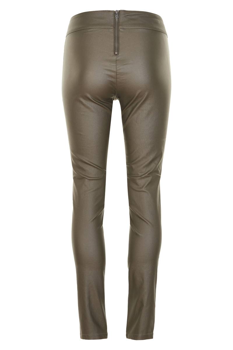 CREAM BELUS SLIT ANKLE PANTS KATY FIT 10603762